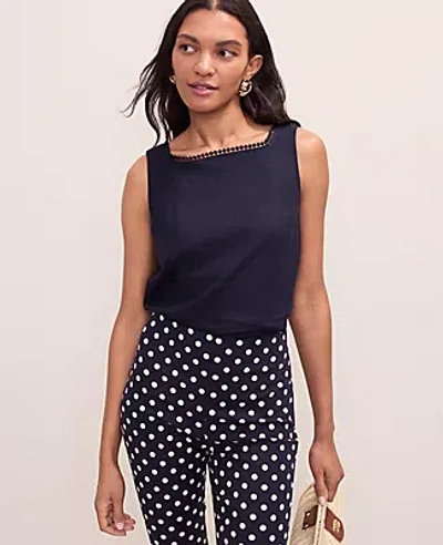 Ann Taylor Tank Top In Black