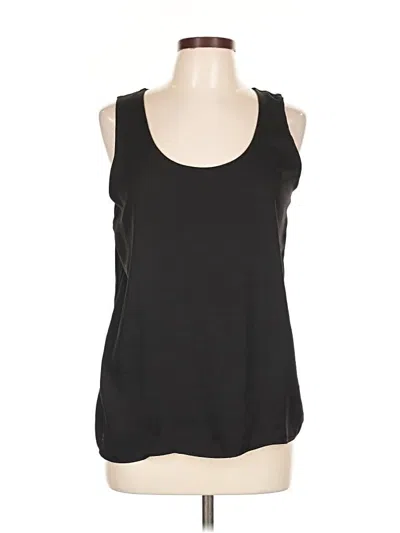 Pre-owned Ann Taylor Tank Top Black Halter Neckline Tops
