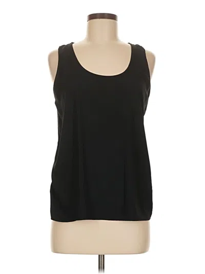 Pre-owned Ann Taylor Tank Top Black Halter Neckline Tops