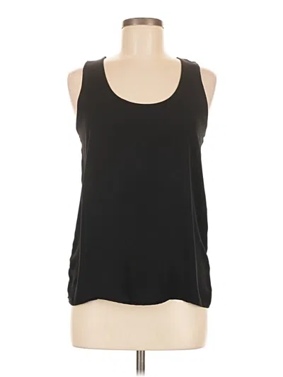 Pre-owned Ann Taylor Tank Top Black Halter Neckline Tops