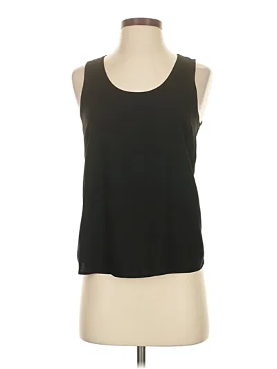 Pre-owned Ann Taylor Tank Top Black Halter Neckline Tops