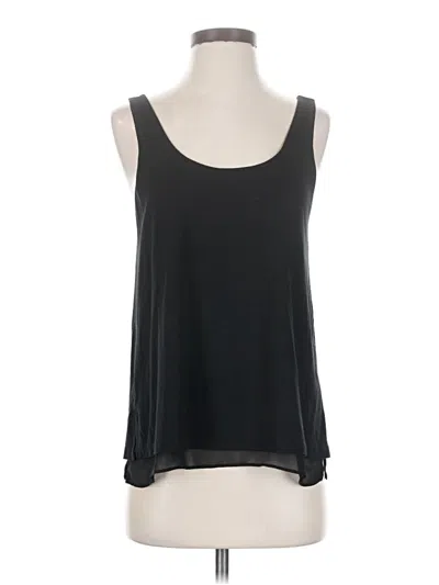 Pre-owned Ann Taylor Tank Top Black Halter Neckline Tops