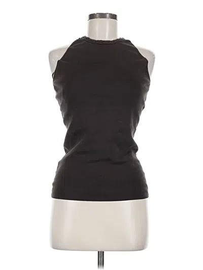 Pre-owned Ann Taylor Tank Top Black Halter Neckline Tops