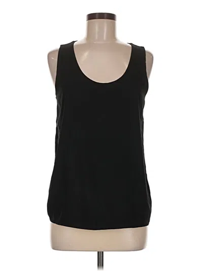 Pre-owned Ann Taylor Tank Top Black Halter Neckline Tops