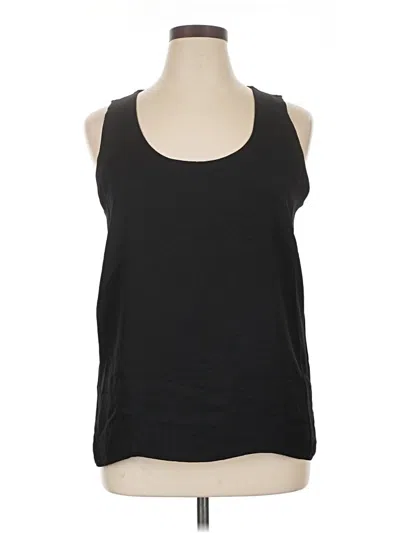Pre-owned Ann Taylor Tank Top Black Halter Neckline Tops