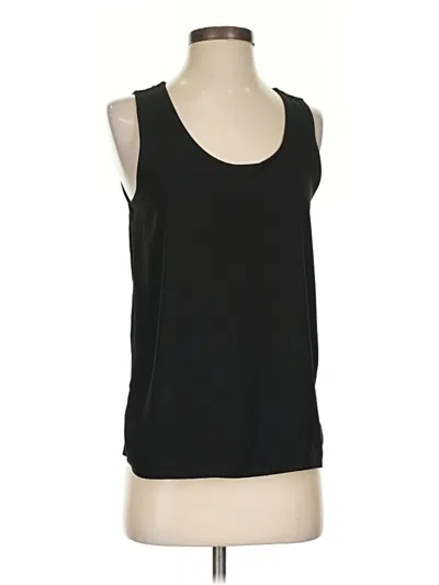 Pre-owned Ann Taylor Tank Top Black Scoop Neck Tops