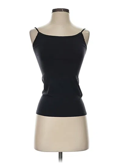 Pre-owned Ann Taylor Tank Top Black Square Neckline Tops