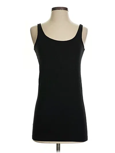 Pre-owned Ann Taylor Tank Top Black Strapless Neckline Tops