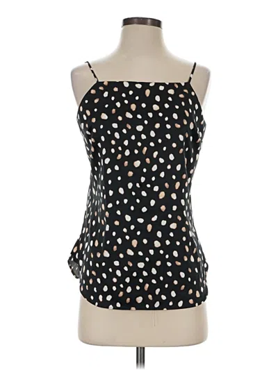 Pre-owned Ann Taylor Tank Top Black Strapless Neckline Tops