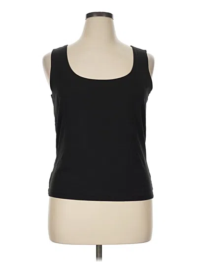 Pre-owned Ann Taylor Tank Top Black Strapless Neckline Tops