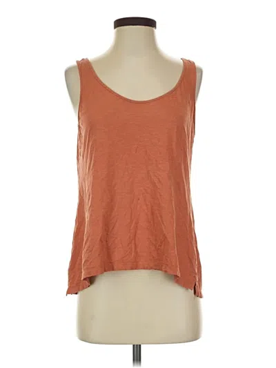 Pre-owned Ann Taylor Tank Top Brown Halter Neckline Tops