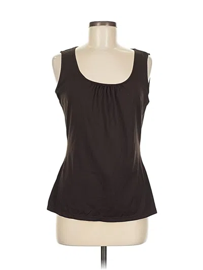 Pre-owned Ann Taylor Tank Top Brown Strapless Neckline Tops