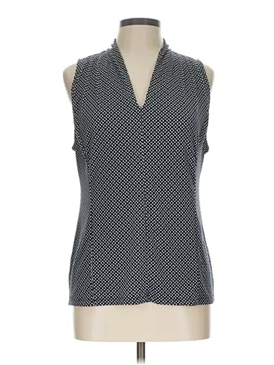 Pre-owned Ann Taylor Tank Top Gray Halter Neckline Tops