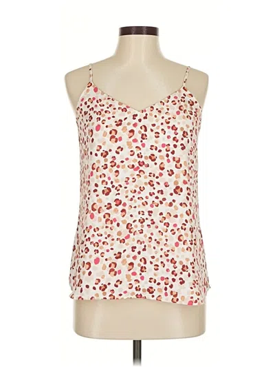 Pre-owned Ann Taylor Tank Top Ivory Strapless Neckline Tops In White