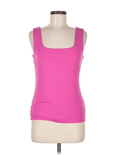 Pre-owned Ann Taylor Tank Top Pink Strapless Neckline Tops