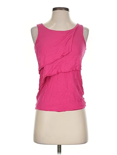 Pre-owned Ann Taylor Tank Top Pink Strapless Neckline Tops