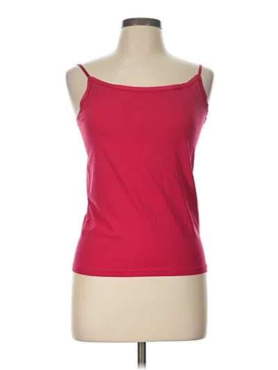 Pre-owned Ann Taylor Tank Top Red Strapless Neckline Tops