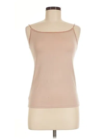 Pre-owned Ann Taylor Tank Top Tan Strapless Neckline Tops