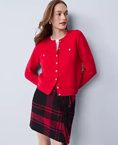 Ann Taylor Textured Cardigan