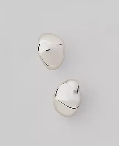 Ann Taylor Textured Stud Earrings In Metallic