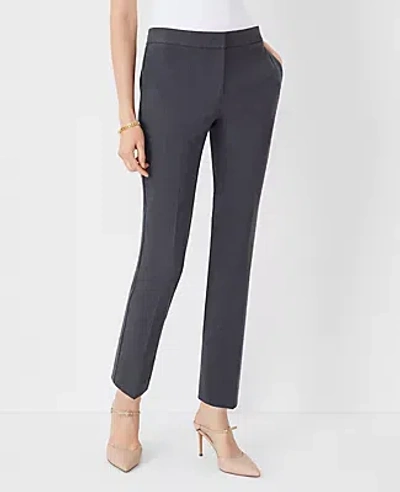 Ann Taylor The Ankle Pant In Seasonless Stretch In Modern Charcoal