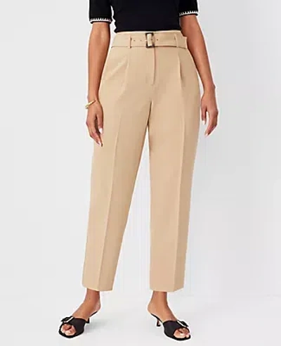 Ann Taylor The Belted Taper Pant - Curvy Fit In Baguette
