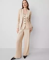 Ann Taylor The Petite Belted Wide-leg Pant In Sands Edge