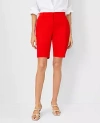 Ann Taylor The Boardwalk Short - Curvy Fit In Fiery Red