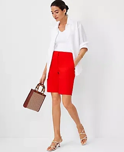 Ann Taylor The Boardwalk Short In Fiery Red