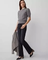 Ann Taylor The Boot Jean In Faded Black Wash