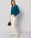 Ann Taylor The Boot Jean In White
