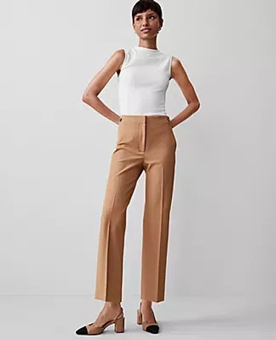 Ann Taylor The Button Pencil Pant In Perfect Camel