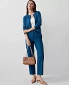 Ann Taylor The Button Pencil Pant In Underwater Teal