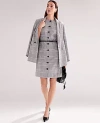 Ann Taylor The Button Shift Dress In Black