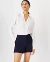 Ann Taylor The City Short In Atlantic Navy