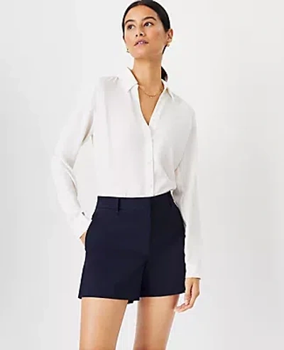 Ann Taylor The City Short In Atlantic Navy