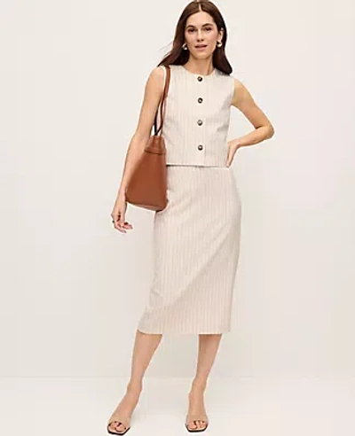 Ann Taylor The Clean Pencil Skirt In Neutral