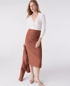Ann Taylor The Column Midi Skirt In White