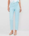 Ann Taylor The Cotton Crop Pant - Curvy Fit In Blue