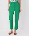Ann Taylor The Cotton Crop Pant - Curvy Fit In Grass Green
