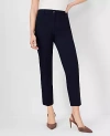 Ann Taylor The Cotton Crop Pant In Atlantic Navy