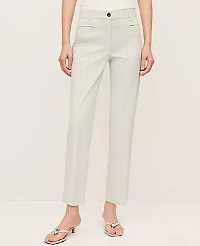 Ann Taylor The Cotton Crop Pant — Curvy Fit In White