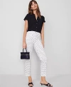Ann Taylor The Cotton Crop Pant In White
