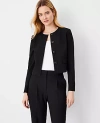 Ann Taylor The Cropped Jacket In Black