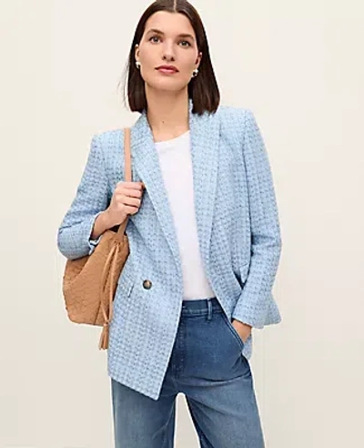 Ann Taylor The Crosby Blazer In Blue