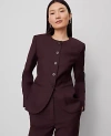 Ann Taylor The Curved Hem Jacket
