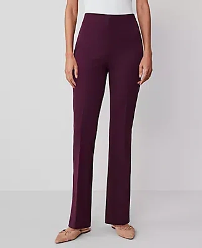 Ann Taylor The Curvy Skinny Flare In Plum Rose