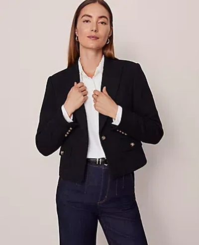 Ann Taylor The Cutaway Blazer In Black