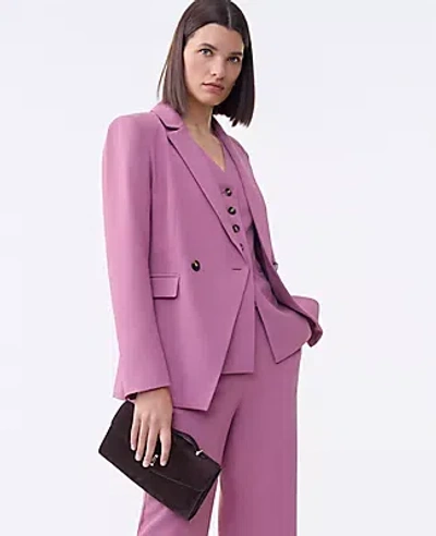 Ann Taylor The Cutaway Blazer In Pink