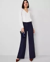 Ann Taylor The Darted Wide-leg Pant In Night Sky